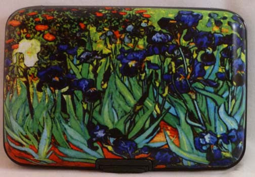 Wallet Fine Art - Irises - Fig Design - Jules Enchanting Gifts