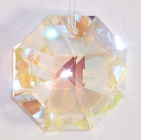 Octagon 40mm Aurora Borealis - Crystals - Jules Enchanting Gifts