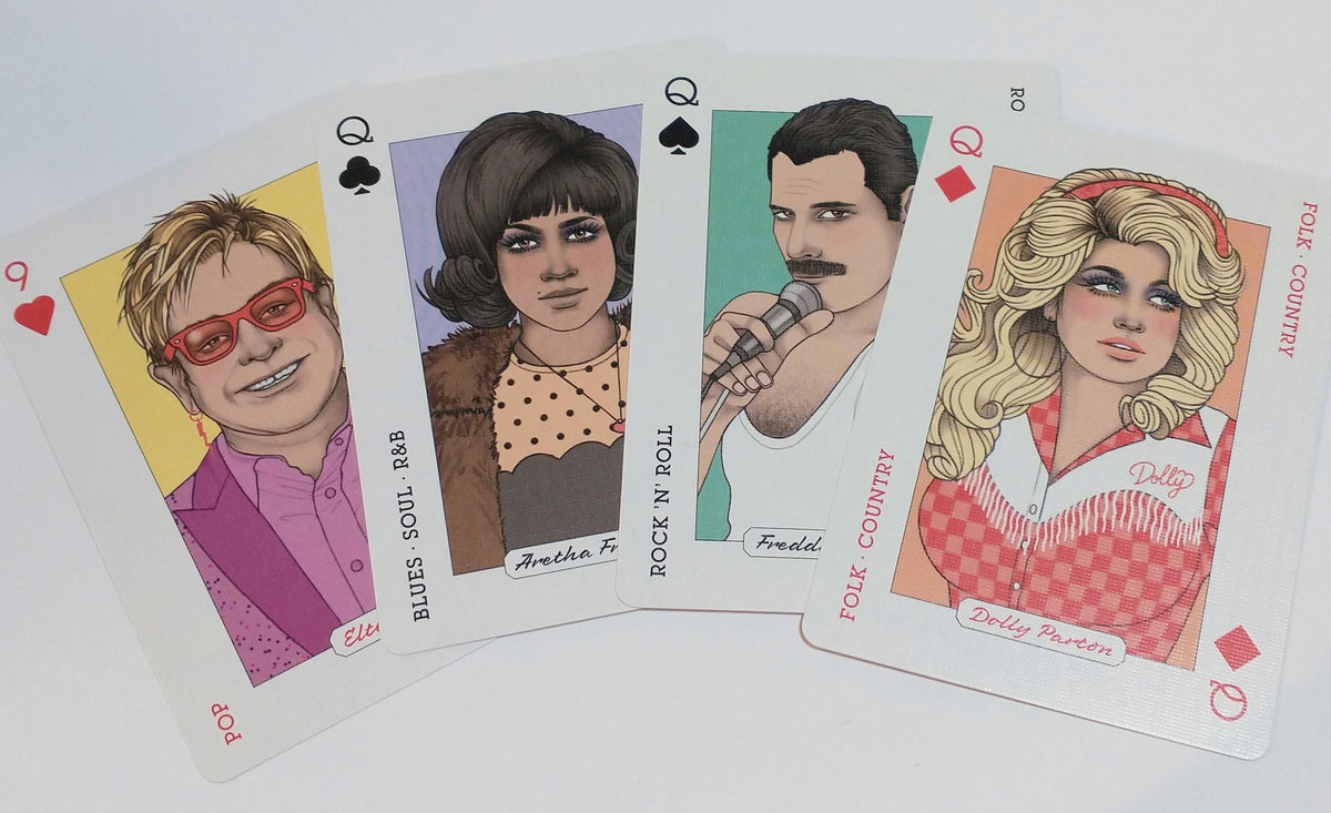 Music Genius Playing Cards – Jules Enchanting Gifts