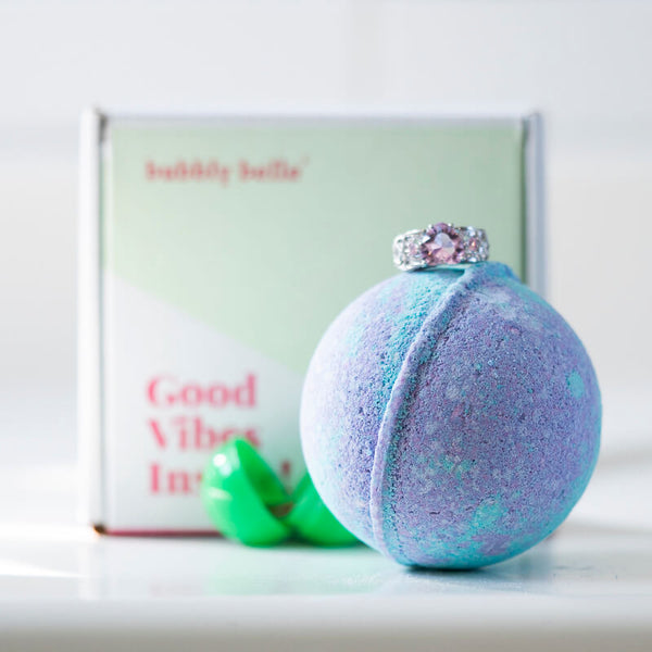 Lavender Bath Bomb with Surprise Ring Inside