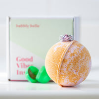 Orange Coconut Bath Bomb with Surprise Ring Inside