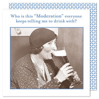 Who is this Moderation - Beverage Napkins