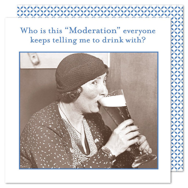 Who is this Moderation - Beverage Napkins