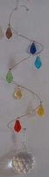 Spiral Mobile Chakra Raindrops - 7 to 9 inches long - Oh My Gosh Josh - Jules Enchanting Gifts