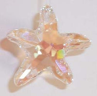 Starfish 28mm Aurora Borealis - Crystals - Jules Enchanting Gifts