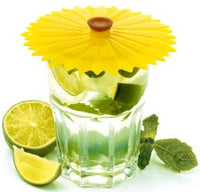 Sunflower Drink Cover 4" Set of 2 - Charles Viancin - Jules Enchanting Gifts