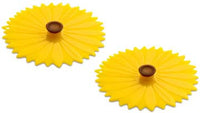 Sunflower Drink Cover 4" Set of 2 - Charles Viancin - Jules Enchanting Gifts