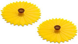 Sunflower Drink Cover 4" Set of 2 - Charles Viancin - Jules Enchanting Gifts