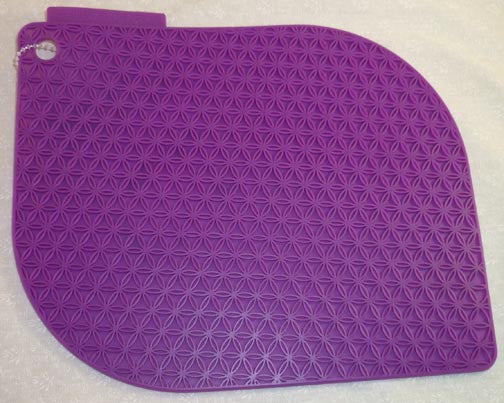 Honeycomb Potholder Purple Hibiscus - Charles Viancin - Jules Enchanting Gifts