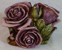 Double Violet Rose - Harmony Kingdom - Jules Enchanting Gifts